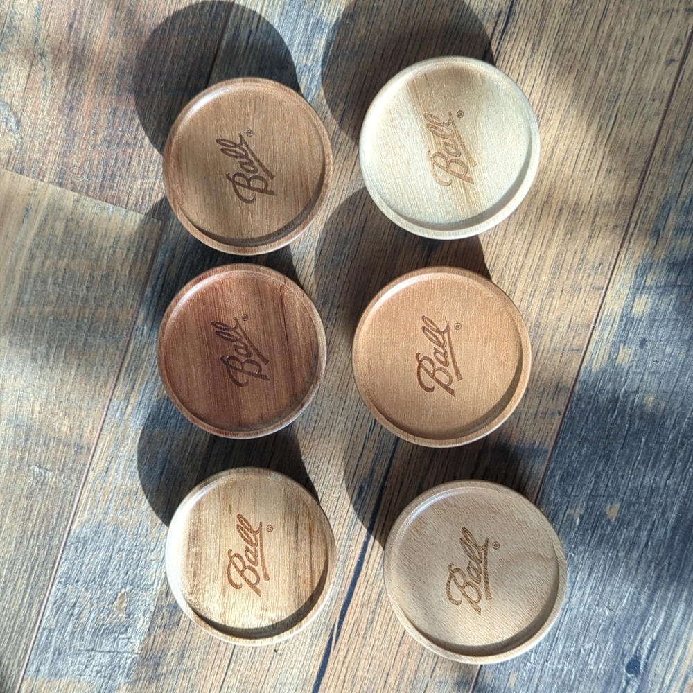 Ball Wooden Jar Lids